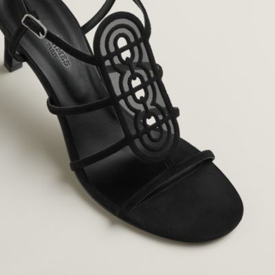 Black - Nymphe - Hermès women's shoes & leather footwear | Hermès USA
